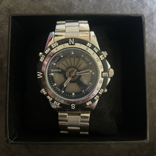 Kontas men watch silver - watch, tone
