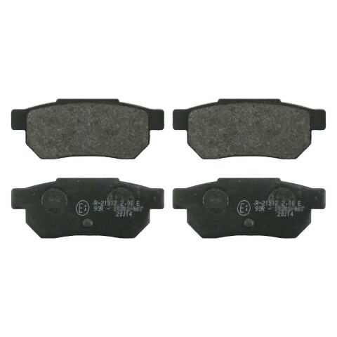 Trade brake pad set rear - pad, fits