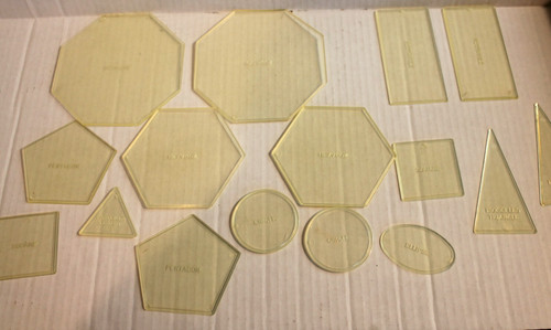 Double set plastic shape - of,