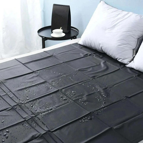 Latex fetish bed sheet - bed, |