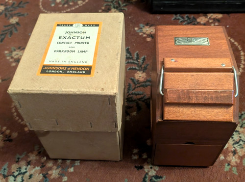 Vintage wooden johnson - johnson, exactum