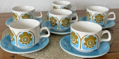 Staffordshire coffee cups - staffordshire,