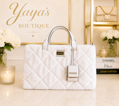 River island white faux - white,