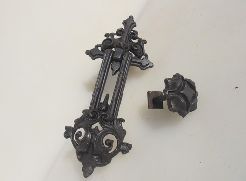 Antique iron door knocker old - knocker,