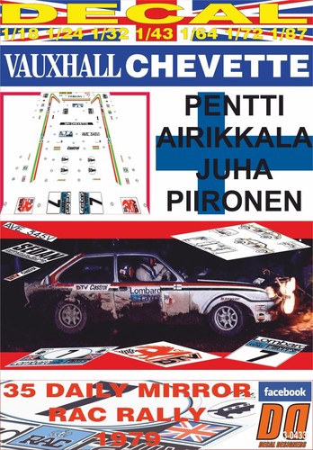Decal vauxhall chevette - chevette, 2300