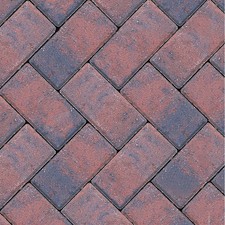 Concrete Block Paving 50mm Brick Pavior - Brindle (1x 9.76m2 Pack) 488 Blocks
