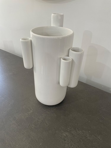 Calligaris tubini ceramic vase - ceramic,