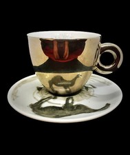 Illy Art Collection 2008  William Kentridge Cappuccino Cup and Saucer