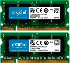 Crucial 4GB 2X2GB  Memory Ram