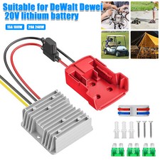 18V to 12V Step Down Converter for Milwaukee M18 Power Wheels Battery Adapter