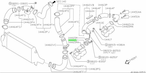 Tube assembly inlet for - assembly,