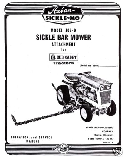 Haban sickle bar - bar, mower