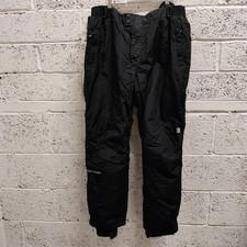 Quechua Black Ski Snowboarding Trousers Size XXL