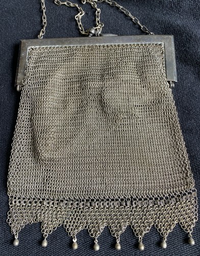 Large chatelaine purse german - chatelaine,