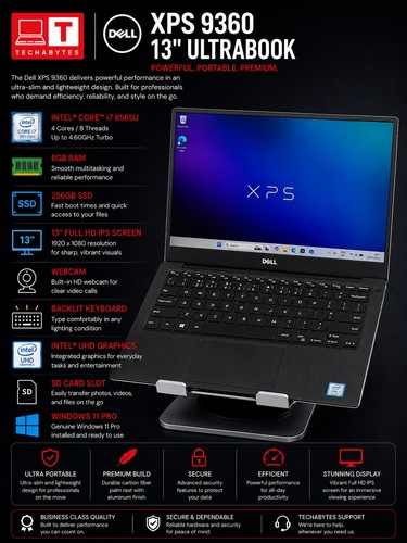 Dell xps 9360 ultrabook - dell,