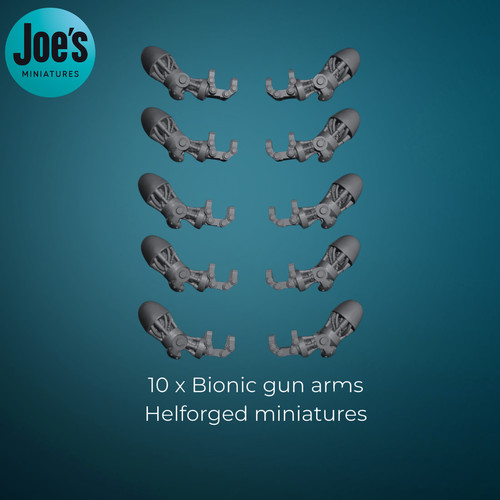 Bionic gun arms for - 10, x