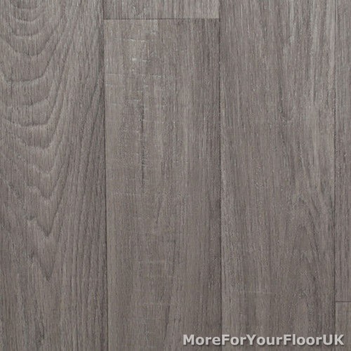 Mid grey wood plank vinyl - grey,