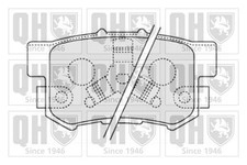 Brake Pad Set Rear Fits Honda Accord CR-V FR-V Subaru QUINTON HAZELL BP1590