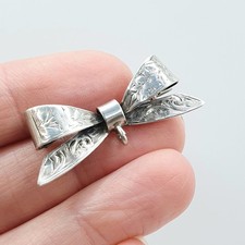 Antique Sterling Silver Bow