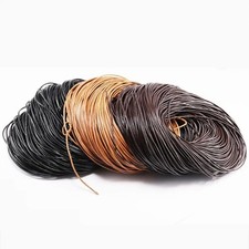 Round Leather Cord 100% Real