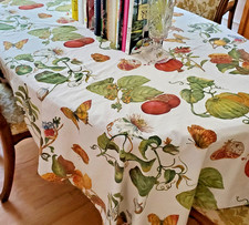 Italian Tablecloth Le Telerie Toscane Rectangle 68x82" Made In Italy 100% Cotton