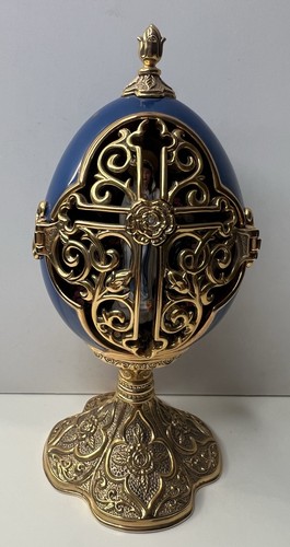 House fabergé blue gold - blue,
