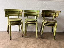 Vintage Green Ikea Ply And Metal Stacking Chairs *Price Per Chair *16 available