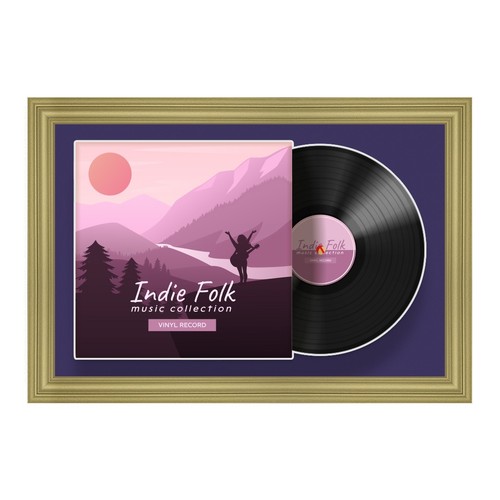 25x17 vinyl record - vinyl, album