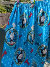 Thomas Tank Engine Lined Curtains. Excellent Condition. Blocks light. 
