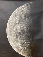 VINTAGE NASA JPL ORIGINAL Photomosaic Continuous Tone Photo 41"x31" Mercury