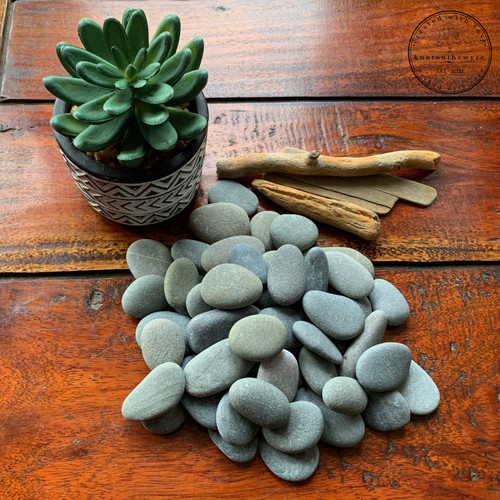 Medium sized beach pebbles - beach,