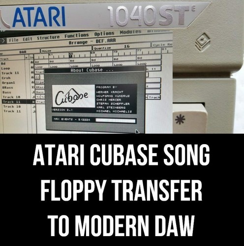 Atari cubase floppy - atari,
