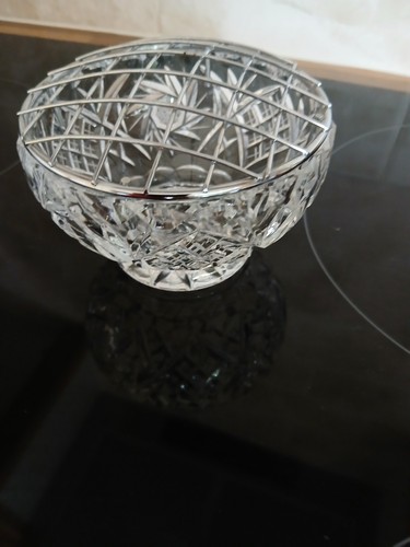 Vintage cut clear glass - cut,