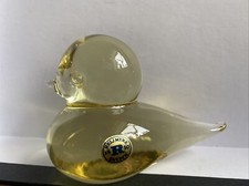 Stunning Reijmyre glass bird with label