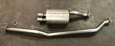 Honda Civic Type R EP3 Silencer and Oval Back Box Silencer Exhaust Stainless