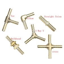 Hose Barb Mendor Union Splicer Connector Brass Pipe Fitting Gas Fuel