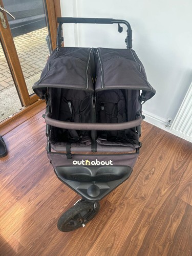 Out about double buggy - out,