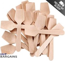 Disposable Wooden Mini Spoons Ideal for Ice Cream Tea and Desserts
