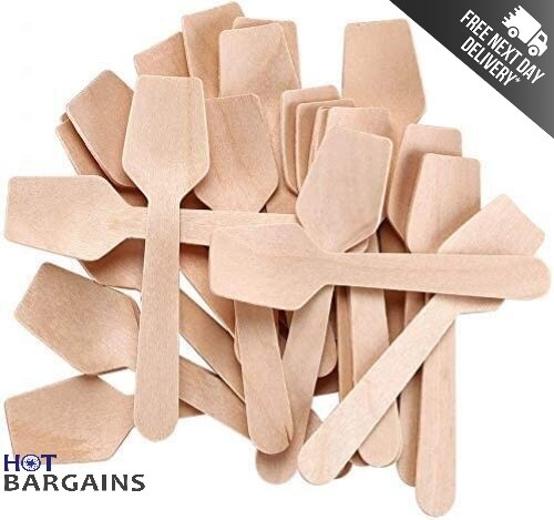 Wooden mini spoons - wooden,