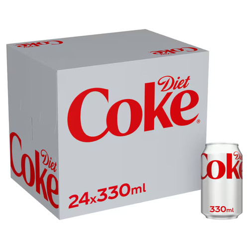 Diet coke cans 330ml - diet, pack