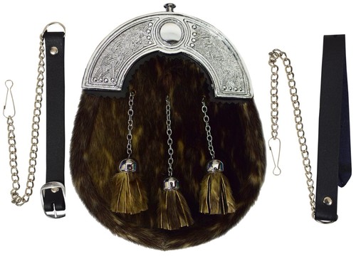 Full dress kilt sporran - dress, chrome
