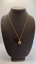Faberge Egg Pendant Necklace