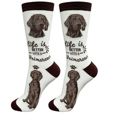 Weimaraner Socks Gift/Present