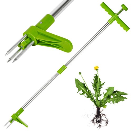 Steel weed puller twister - weed, claw