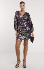 Simply Be Womens Black Floral