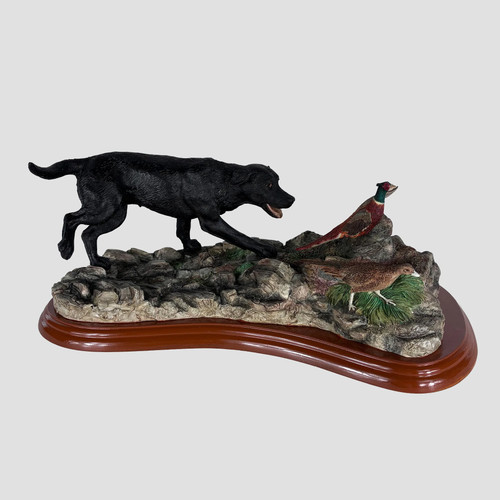 Black labrador and - black,