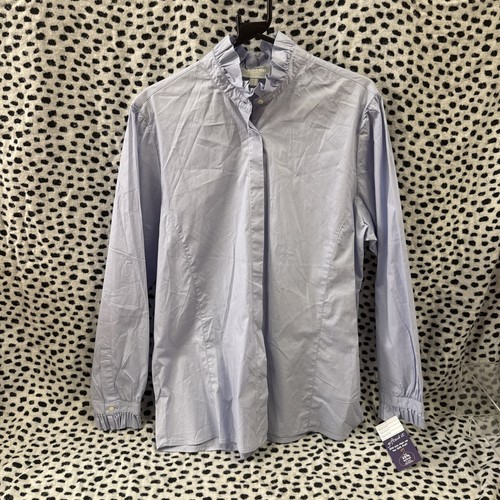 Schoffel blue ruffled collar - schoffel,