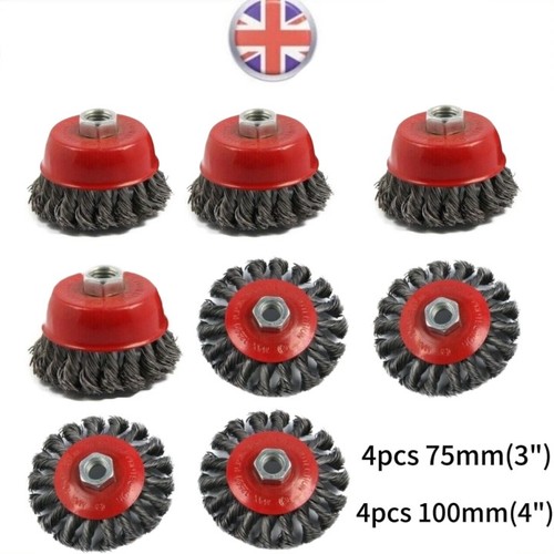 8pcs twist knot - twist, flat