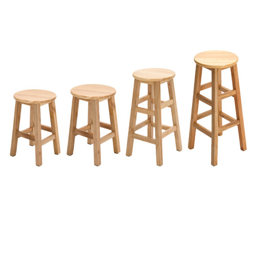 Solid wood bar - solid, stool