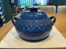 DENBY  MIDNIGHT LIDDED CASSEROLE DISH STONEWARE  TABLEWARE  EXCELLENT  CONDITION